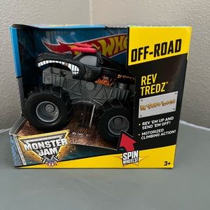 Hot Wheels Monster Jam Off Road Rev Tredz, same or next day shipping NEW IN BOX!